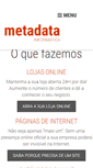 Mobile Screenshot of metadata.pt